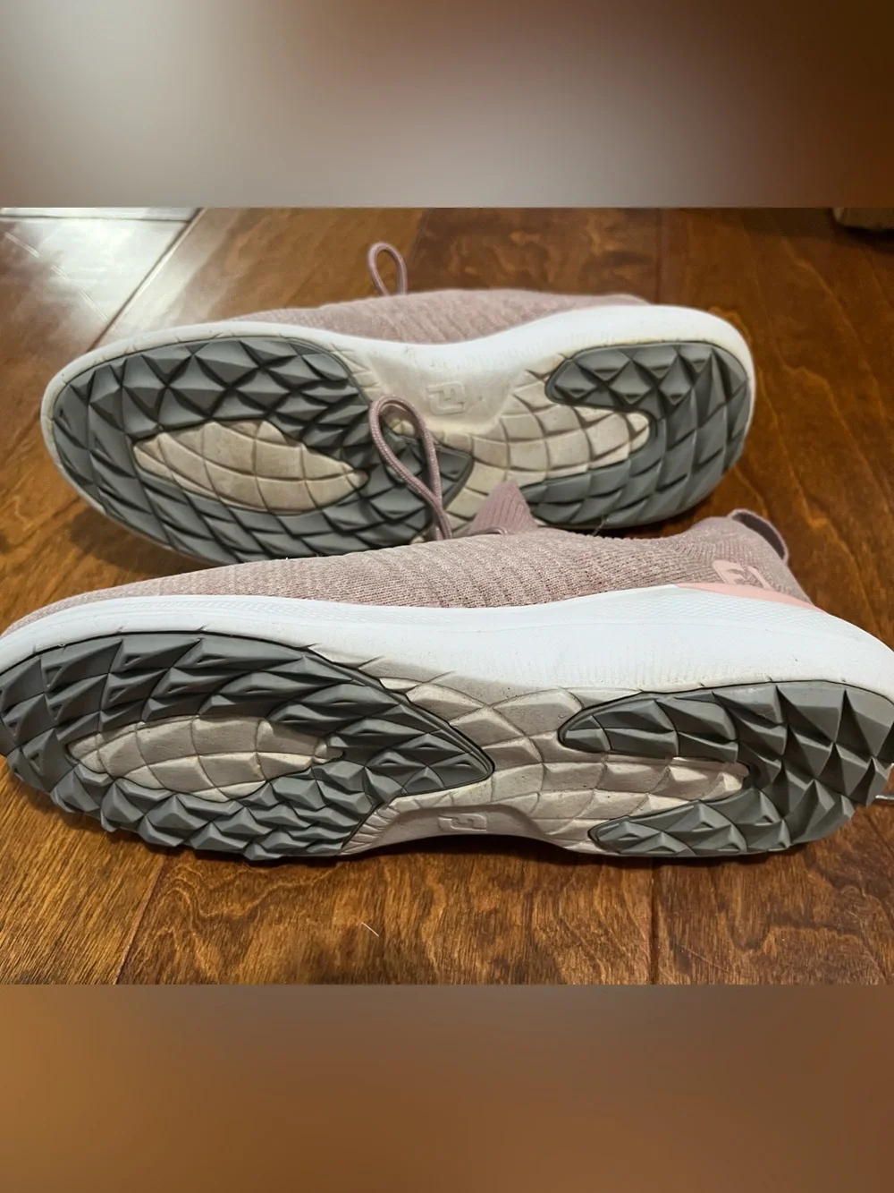 FootJoy Women's Golf Shoe in Dusty Pink and White